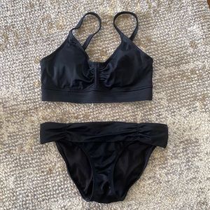 Athleta black two pieces. New without tags